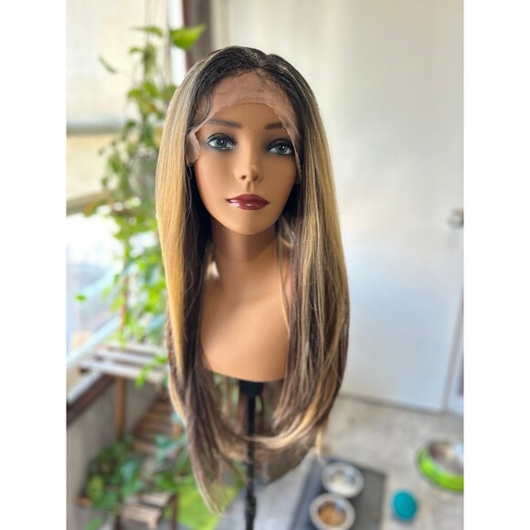 Rebel Gypsy “Statement” heat friendly synthetic wig fully free parting main image 7